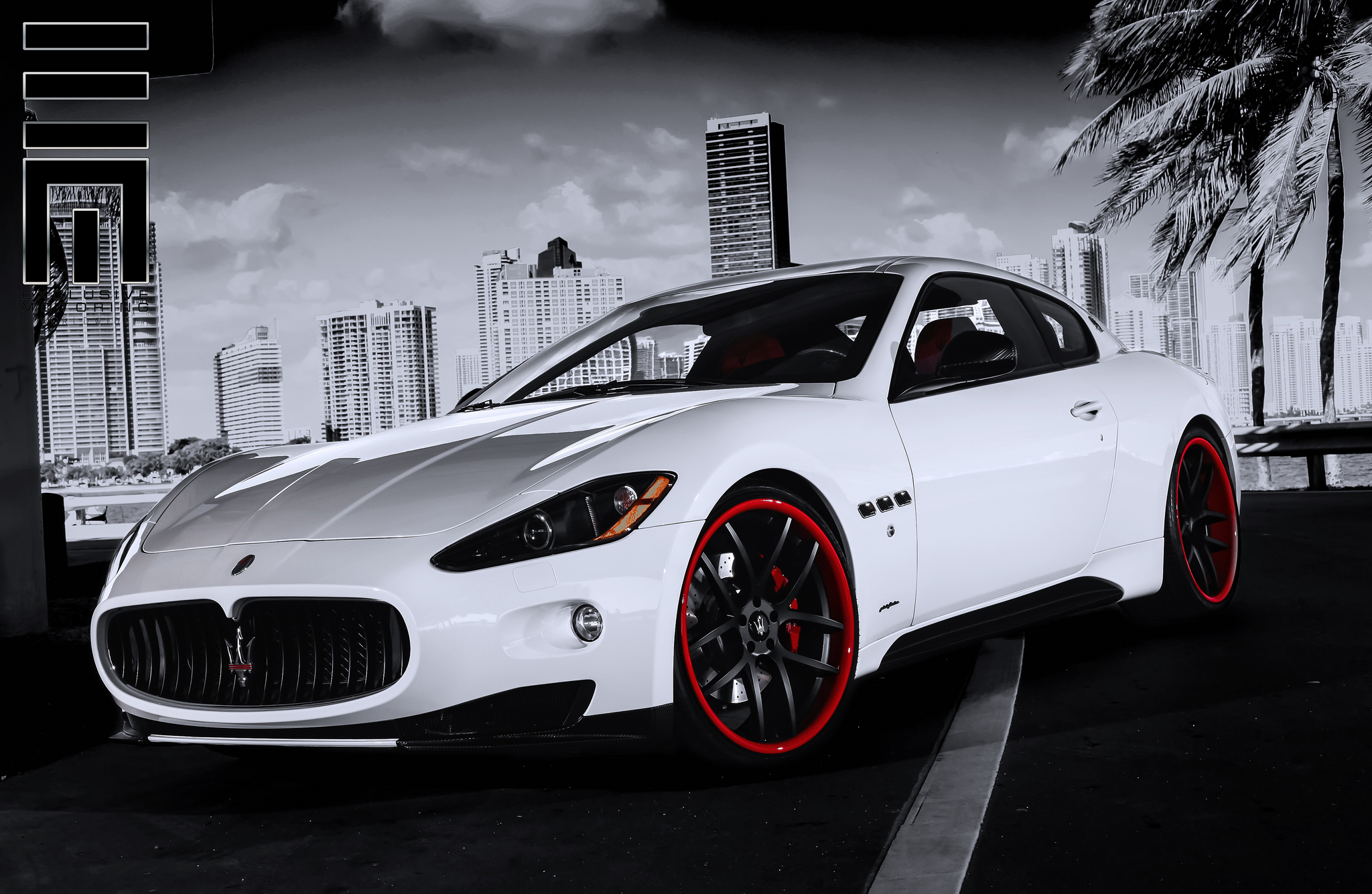 Giovanna Monza Black on Maserati Gran Turismo